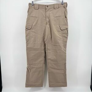 5.11 Tactical Series Mens Stone Beige Stryke Pants Size 36x32